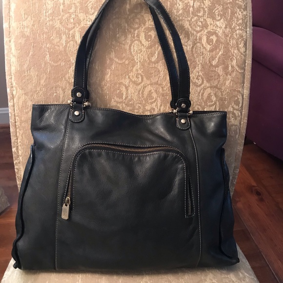 Liz Claiborne Handbags - Liz Claiborne Leather Tote. Fair Condition. Nice!